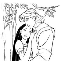 Desenhos para colorir Pocahontas