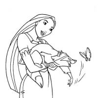 Desenhos para colorir Pocahontas