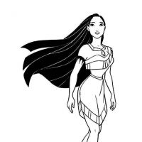 Desenhos para colorir Pocahontas