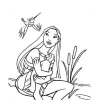 Desenhos para colorir Pocahontas