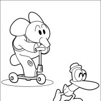 Desenhos para colorir Pocoyo