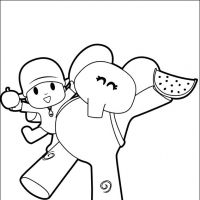 Desenhos para colorir Pocoyo