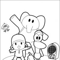 Desenhos para colorir Pocoyo