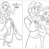 Desenhos para colorir Princesas