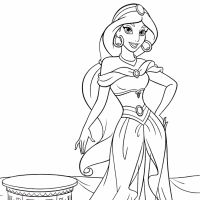 Desenhos para colorir Princesas