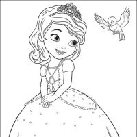 Desenhos para colorir Princesinha Sofia