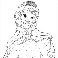 Desenhos para colorir Princesinha Sofia