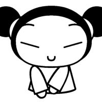 Desenhos para colorir Pucca e Garu