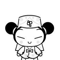 Desenhos para colorir Pucca e Garu