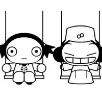Desenhos para colorir Pucca e Garu