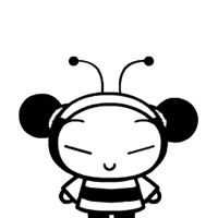 Desenhos para colorir Pucca e Garu