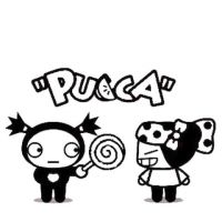 Desenhos para colorir Pucca e Garu