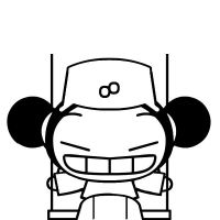 Desenhos para colorir Pucca e Garu
