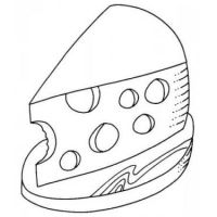 Desenhos para colorir Queijos