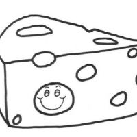 Desenhos para colorir Queijos