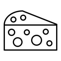 Desenhos para colorir Queijos