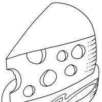Desenhos para colorir Queijos