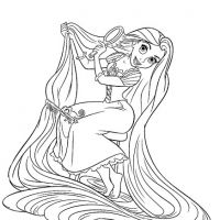 Desenhos para colorir Rapunzel
