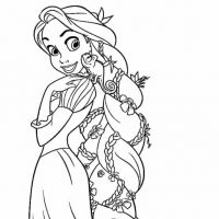 Desenhos para colorir Rapunzel