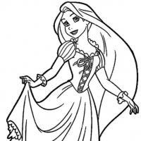 Desenhos para colorir Rapunzel