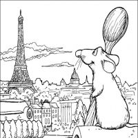 Desenhos para colorir Ratatouille
