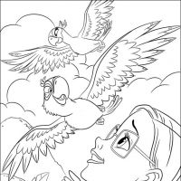 Desenhos para colorir Rio - Filme