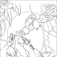Desenhos para colorir Rio - Filme