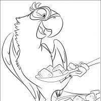 Desenhos para colorir Rio - Filme