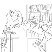 Desenhos para colorir Rio - Filme