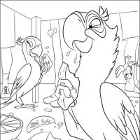 Desenhos para colorir Rio - Filme