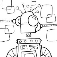 Desenhos para colorir Robôs