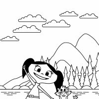 Desenhos para colorir Show de Luna