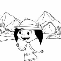 Desenhos para colorir Show de Luna