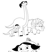 Desenhos para colorir Show de Luna