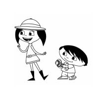Desenhos para colorir Show de Luna
