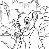 Desenhos para colorir Simba
