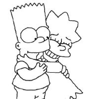 Desenhos para colorir Simpsons