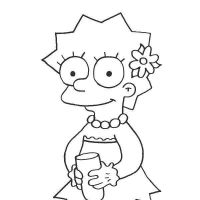 Desenhos para colorir Simpsons