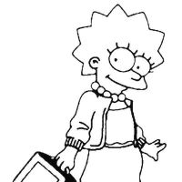 Desenhos para colorir Simpsons