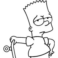 Desenhos para colorir Simpsons
