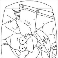 Desenhos para colorir Simpsons