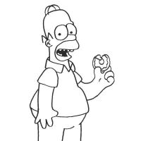 Desenhos para colorir Simpsons