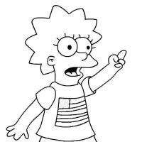 Desenhos para colorir Simpsons