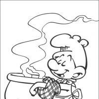 Desenhos para colorir Smurfs
