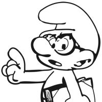 Desenhos para colorir Smurfs