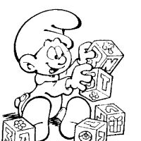 Desenhos para colorir Smurfs