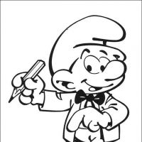 Desenhos para colorir Smurfs