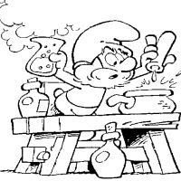 Desenhos para colorir Smurfs