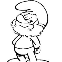 Desenhos para colorir Smurfs