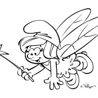 Desenhos para colorir Smurfs